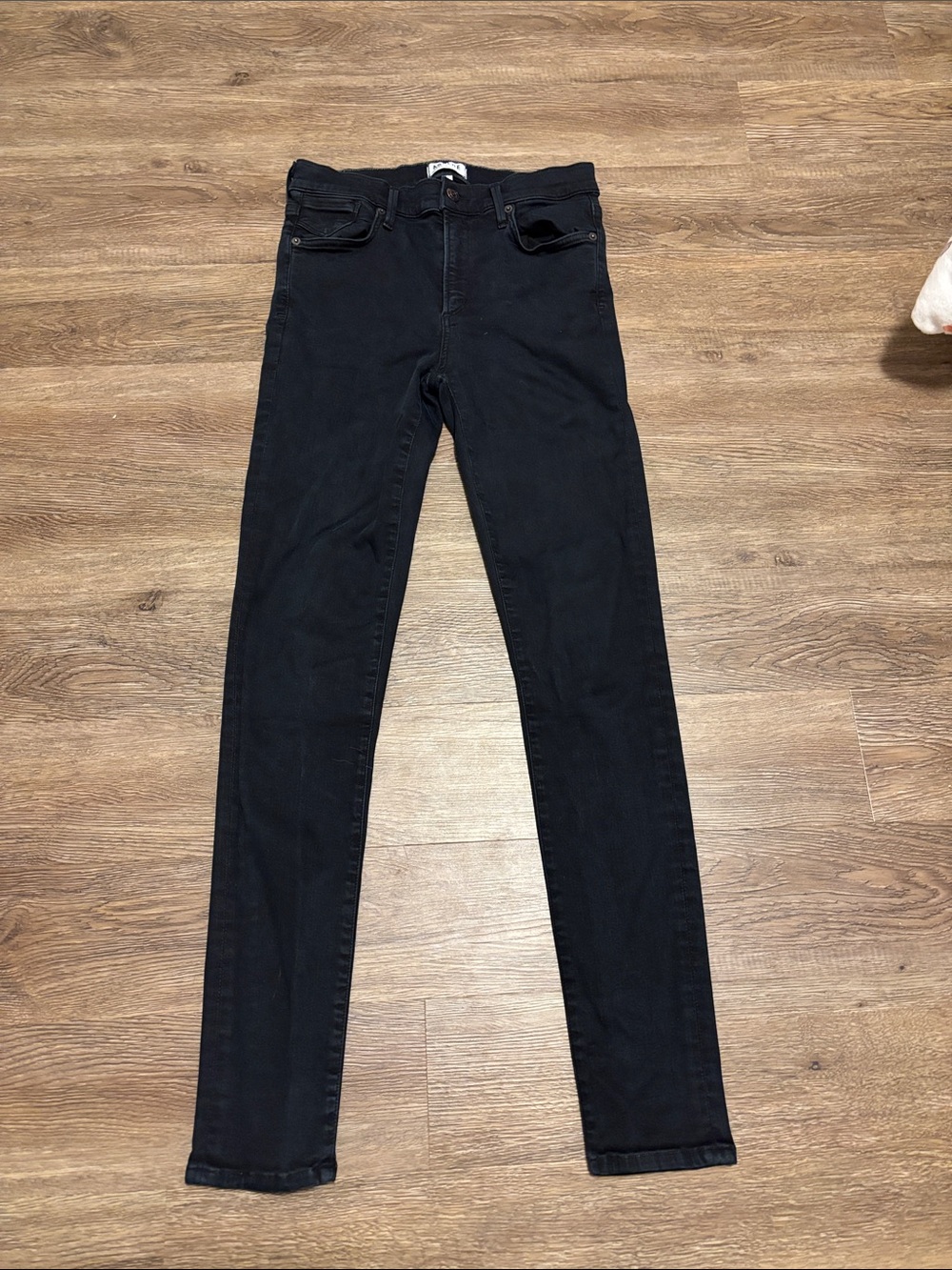 women’s agolde black skinny jeans